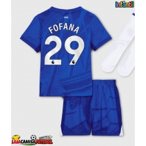 Camisa de Futebol Chelsea Wesley Fofana #29 Equipamento Principal Infantil 2025-26 Manga Curta (+ Calças curtas)